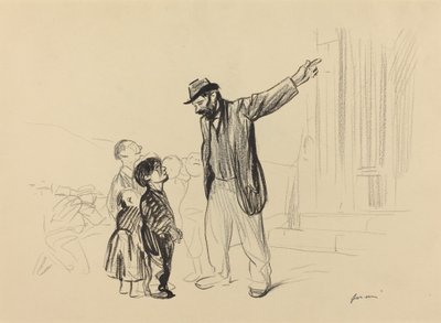 彼らの父親の教会、c。 19141919. 作： Jean Louis Forain