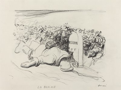 La Borne, Verdun, c. 1916. 作： Jean Louis Forain