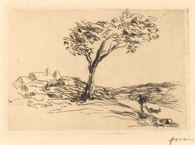 ベルサイユ周辺の風景 作： Jean Louis Forain
