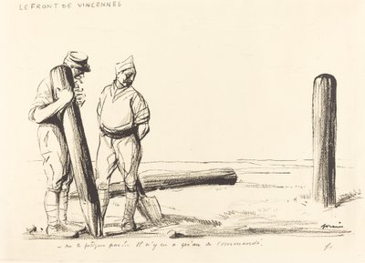 ヴァンセンヌの正面 作： Jean Louis Forain