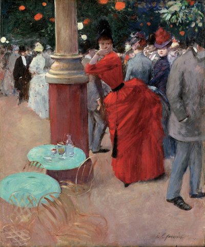 パブリックガーデン、1884年 作： Jean Louis Forain
