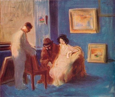 絵画の商人、c1927 作： Jean Louis Forain