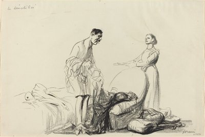 彼を動員解除します 作： Jean Louis Forain