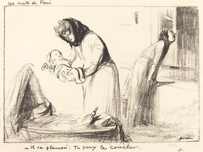 パリの夜 作： Jean Louis Forain