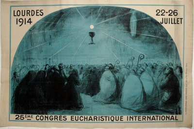 ルルド、1914年、第25回国際聖体大会 作： Jean Louis Forain