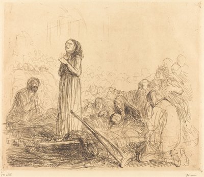 奇跡のルルド（一皿目） 作： Jean Louis Forain