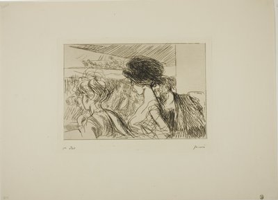 劇場の下段ボックス 作： Jean Louis Forain