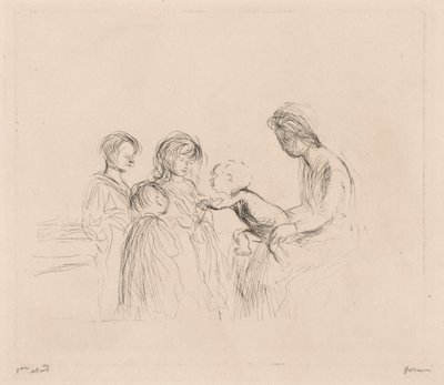 マドンナと子供たち 作： Jean Louis Forain