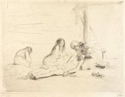 ピエタ（一皿目） 作： Jean Louis Forain