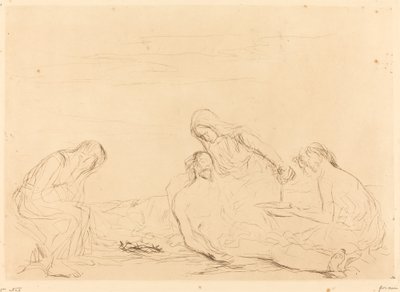ピエタ（三皿目） 作： Jean Louis Forain