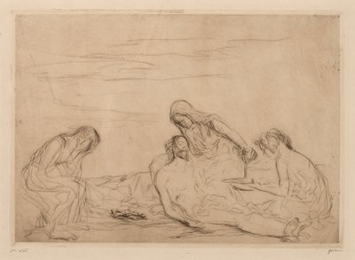 ピエタ（三皿目） 作： Jean Louis Forain