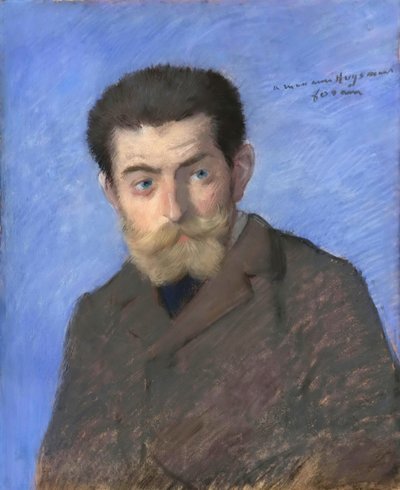 ジョリス・カール・ホイスマン1848-1907の肖像 作： Jean Louis Forain