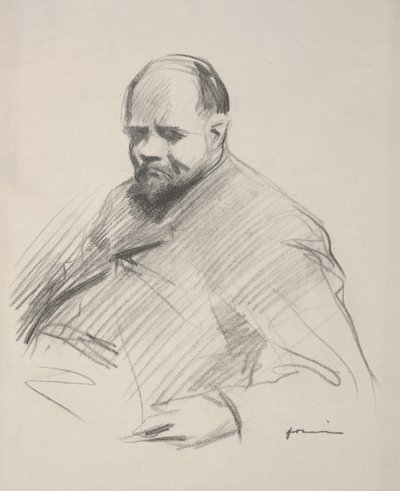 ヴォラールの肖像（リトグラフ 作： Jean Louis Forain