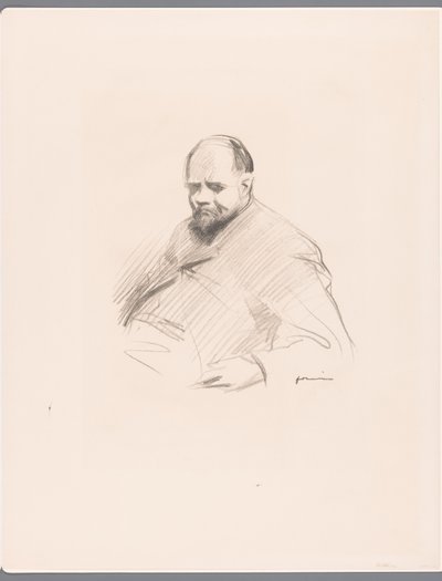 アンブロワーズ・ヴォラールの肖像 作： Jean Louis Forain