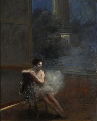 着席ダンサー、19～20世紀 作： Jean Louis Forain