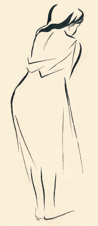 ラインで勉強、c1898 作： Jean Louis Forain