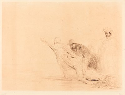 姦淫の女（三枚目） 作： Jean Louis Forain