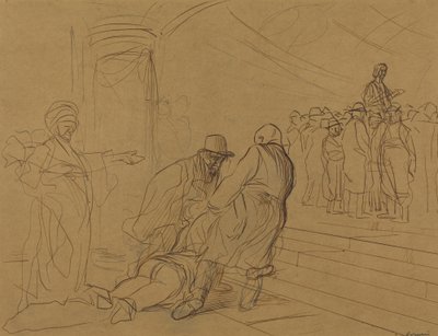 姦淫、c。 1910年。 作： Jean Louis Forain