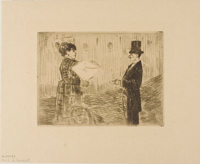 ブーケ 作： Jean Louis Forain