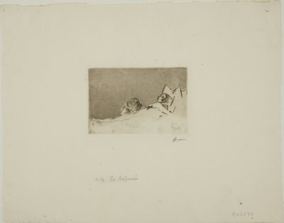 死んだ少女 作： Jean Louis Forain
