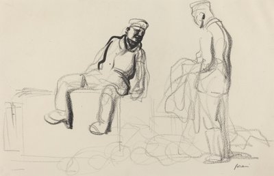 経済的撤退、c。 19141919. 作： Jean Louis Forain