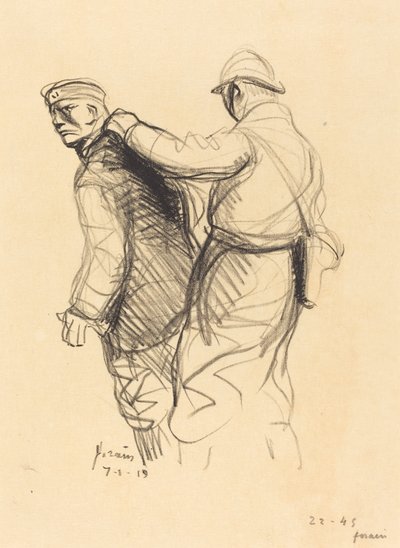 追放されたドイツ人 作： Jean Louis Forain