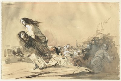 ドイツの部隊は私有財産を節約するための正式な命令を受けた。 作： Jean Louis Forain