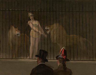 ライオンテイマー 作： Jean Louis Forain