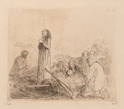 ルルドの奇跡。 作： Jean Louis Forain
