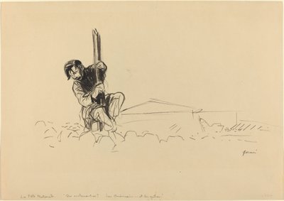 1918年の国民の休日。 作： Jean Louis Forain
