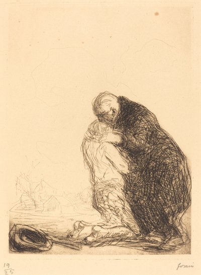 放蕩息子の帰還（三枚目） 作： Jean Louis Forain