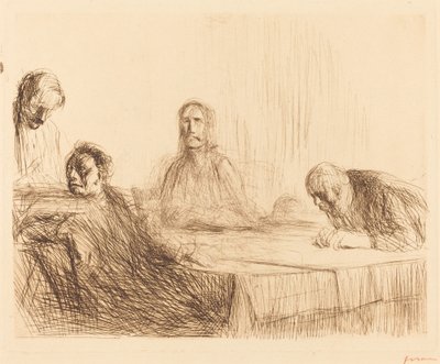エマオの晩餐（二皿目） 作： Jean Louis Forain