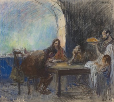 エマオの晩餐、おそらくc。 19121913. 作： Jean Louis Forain
