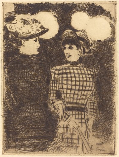ブリアーズへ 作： Jean Louis Forain