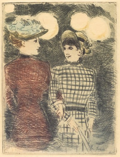 ブリアーズへ 作： Jean Louis Forain