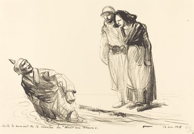 これはあなたが「ライン川」を歌う瞬間です 作： Jean Louis Forain