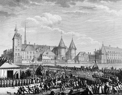 フランス革命。アガス兄弟は2月8日に拷問された 作： Jean Louis II (after) Prieur