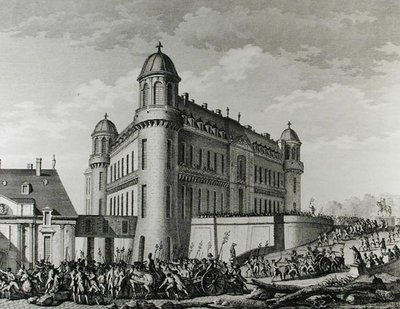 1789年8月9日、シャンティイからパリに運ばれた大砲 作： Jean Louis Prieur