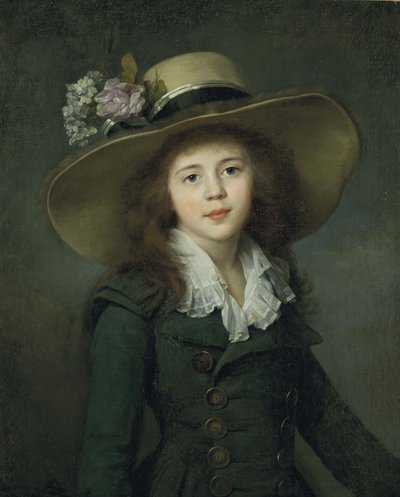 男爵夫人エリザベスアレクサンドロフナストロガノヴァ1779〜1818年、1780年代初頭。 作： Jean Louis Voille
