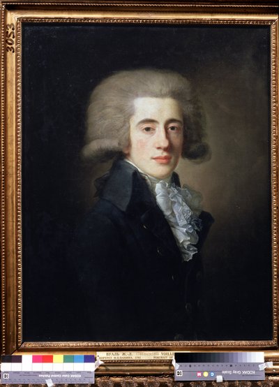 ロシア副首相ニキータ・パニン (1770-1837) の肖像 (副首相ニキータ・パニンの肖像)。 Jean Louis Voille（1744年～1803年以降）による絵画。 キャンバスに油彩、73.1 x 57 cm 作： Jean Louis Voille