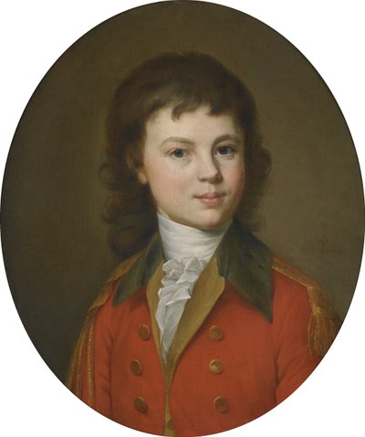 カウントパヴェルアレクサンドロヴィッチストロガノフ1774-1817、15歳の肖像 作： Jean Louis Voille
