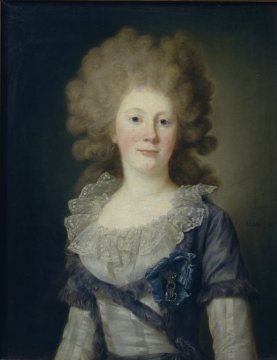 ソフィアウラジミロフナパニーナ伯爵の肖像1774-1844、1791 作： Jean Louis Voille