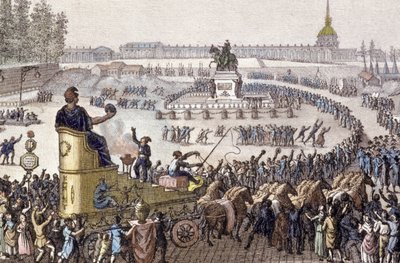 4月15日、パリで第1回自由の祭典開催 作： Jean Louis the Younger Prieur