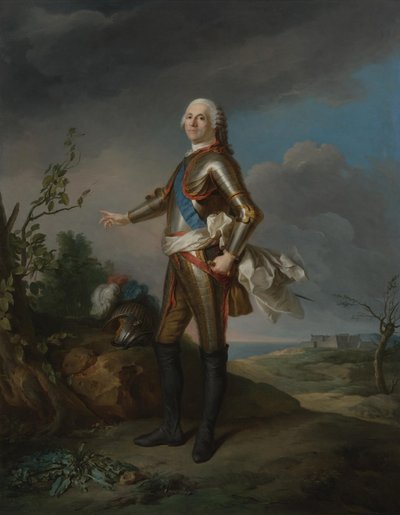フランスの元帥、リシュリュー公、アルマンドヴィニェロデュプレシス1696-1788 作： Jean Marc Nattier