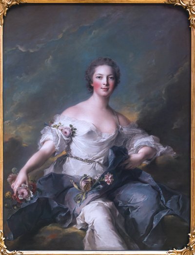 ドイツ語：Die Marquise de Baglion als Flora フローラとしてのバグリオン侯爵夫人 作： ジャン・マルク・ナティエ