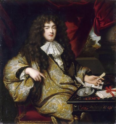 ジャンバティストコルベール、セーニュレー1651-1690侯爵 作： Jean Marc Nattier