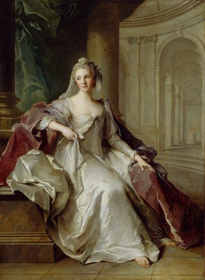 ヴェスタルの聖母としてのアンリエットドフランス夫人、1749年頃 作： Jean Marc Nattier