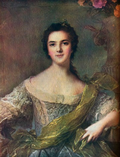マダムヴィクトワール、1748 作： Jean Marc Nattier