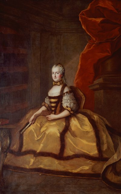 フランスのルイーズ夫人の肖像（1737-87） 作： Jean Marc Nattier