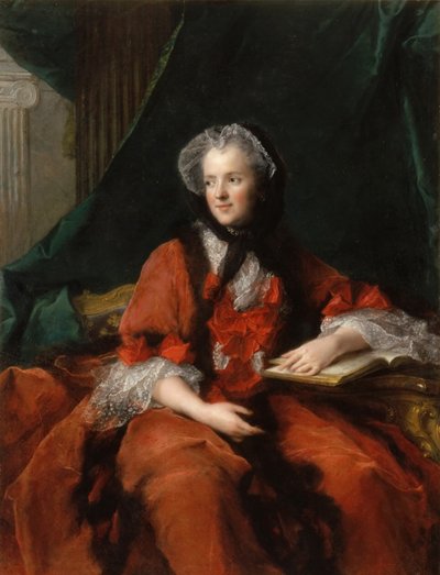 フランスの女王1703-1768のマリーレズシンスカの肖像 作： Jean Marc Nattier